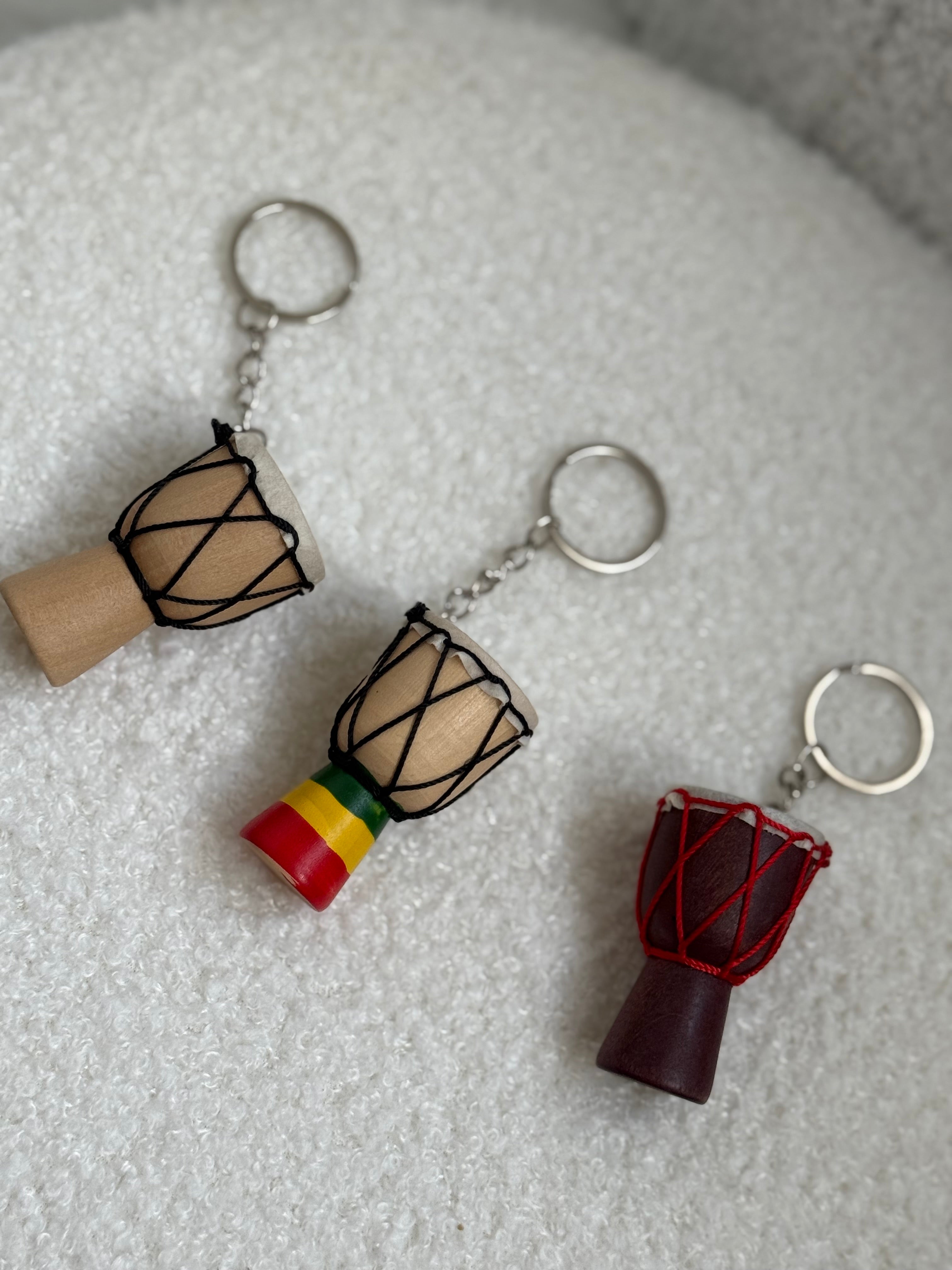 Djembé Trommel Keychain